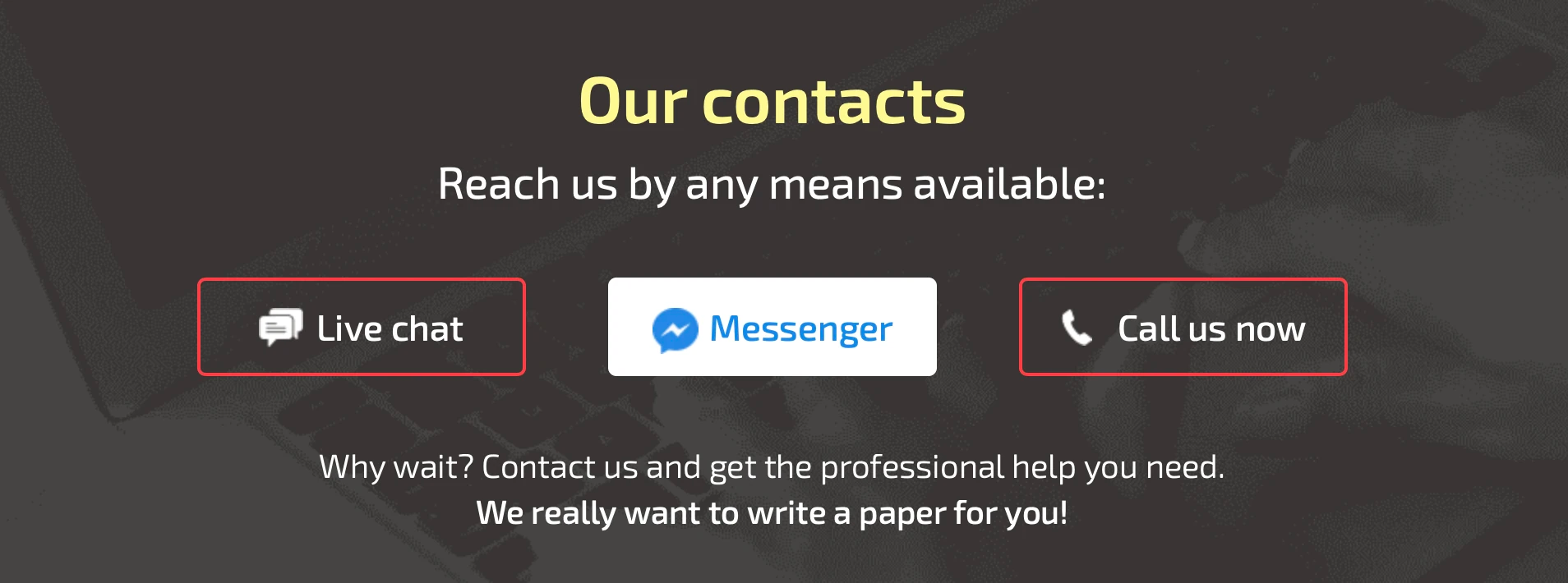 WritePaperForMe customer assistance service